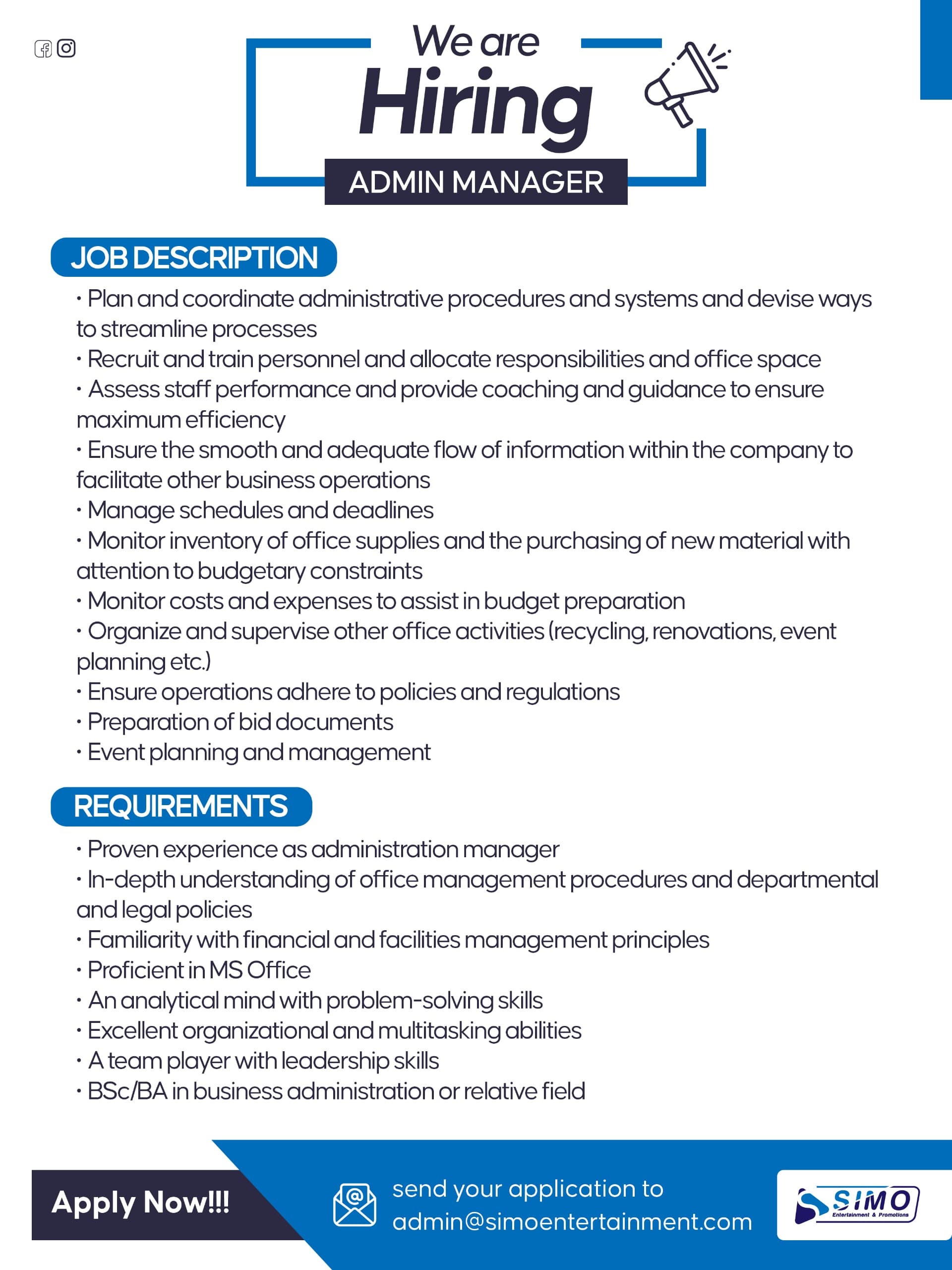 admin manager